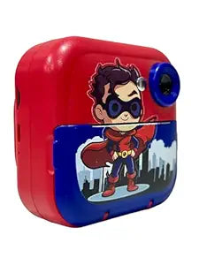 Sameo Instant Print Camera SC-Q5 Starboy Superhero design in Red/Blue.