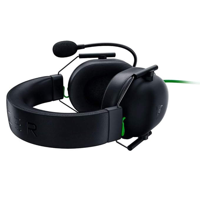 Razer BlackShark V2 X Wired Gaming Headset showcasing its sleek design and comfort features for long gaming sessions.