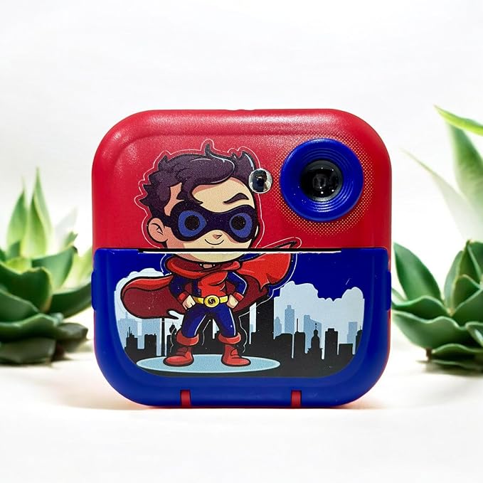 Sameo Instant Print Camera SC-Q5 Starboy Superhero - Red/Blue