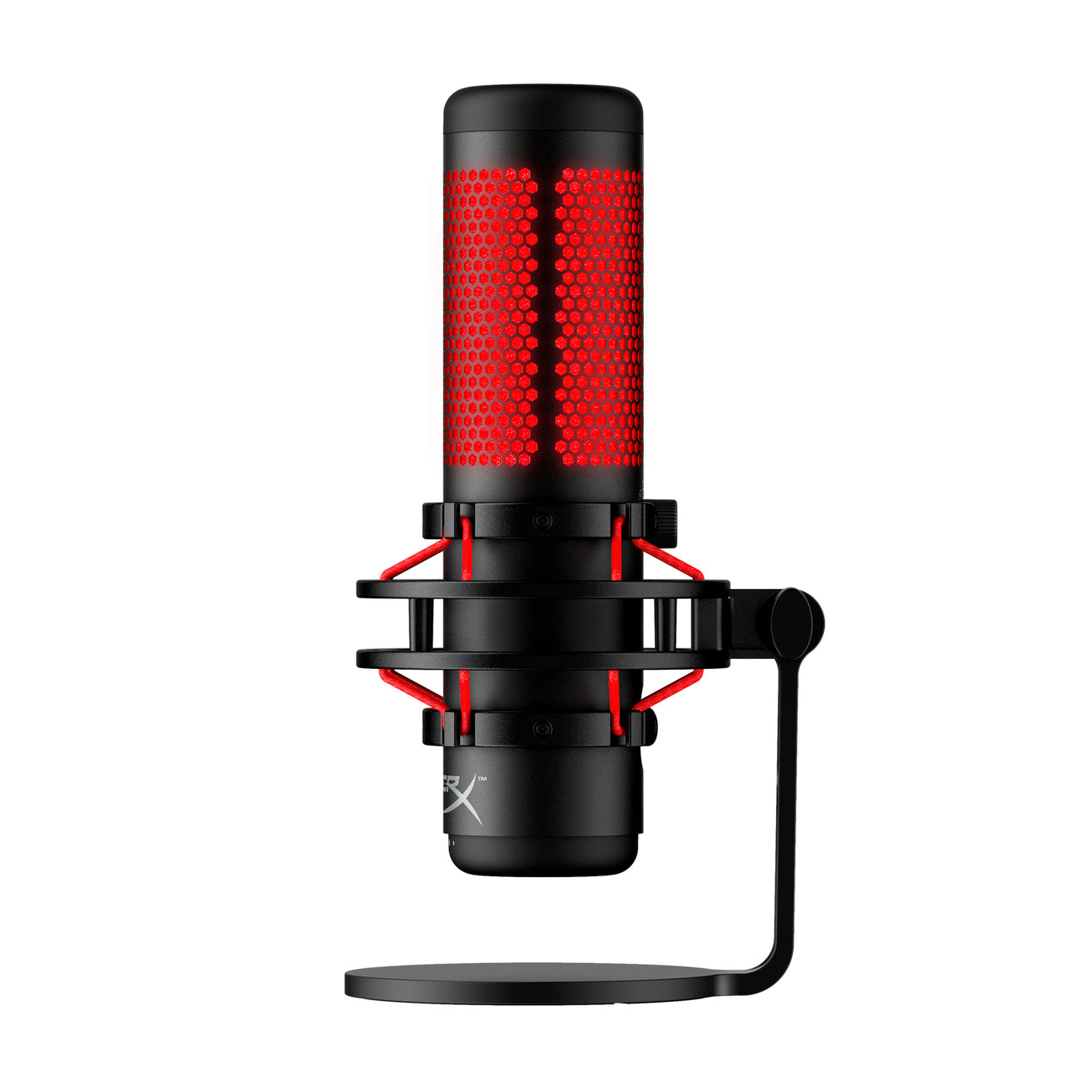 HyperX Quadcast Microphone (Black) Side View