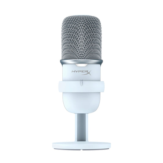 HyperX SoloCast Microphone (White) Front View