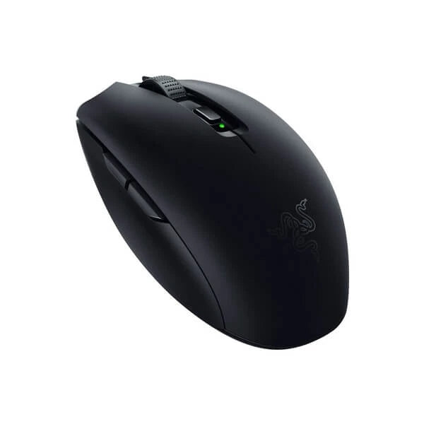 Side view of the Razer Orochi V2 Wireless Gaming Mouse showcasing its compact, ergonomic design and lightweight construction.