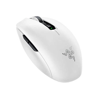 Side view of the Razer Orochi V2 Wireless Gaming Mouse (White) showcasing its compact, ergonomic design and lightweight construction.